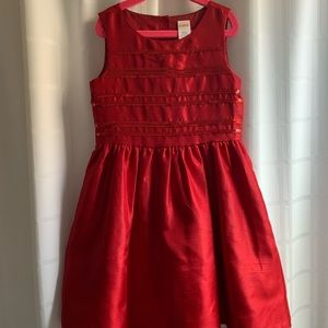 Gymboree girls holiday dress. Dark red sequin size 7. All dressed up. Like new